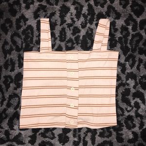Striped Crop Tank